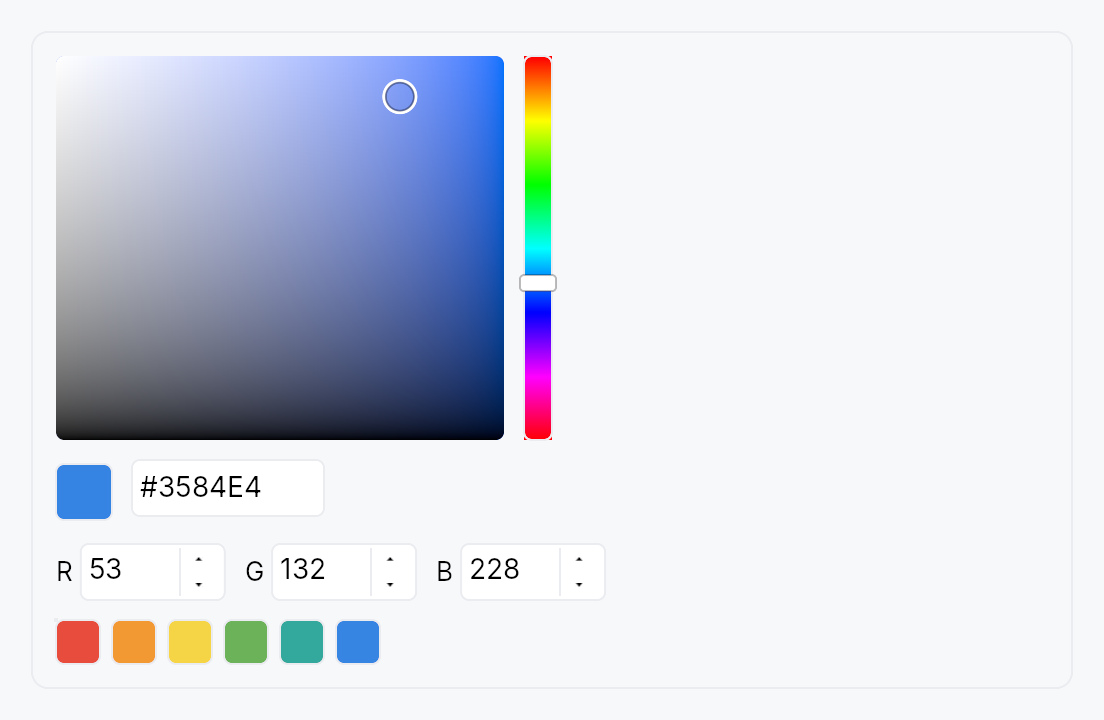 ColorPicker preview
