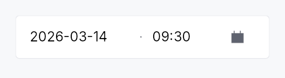 DateTimeEdit at Touch density
