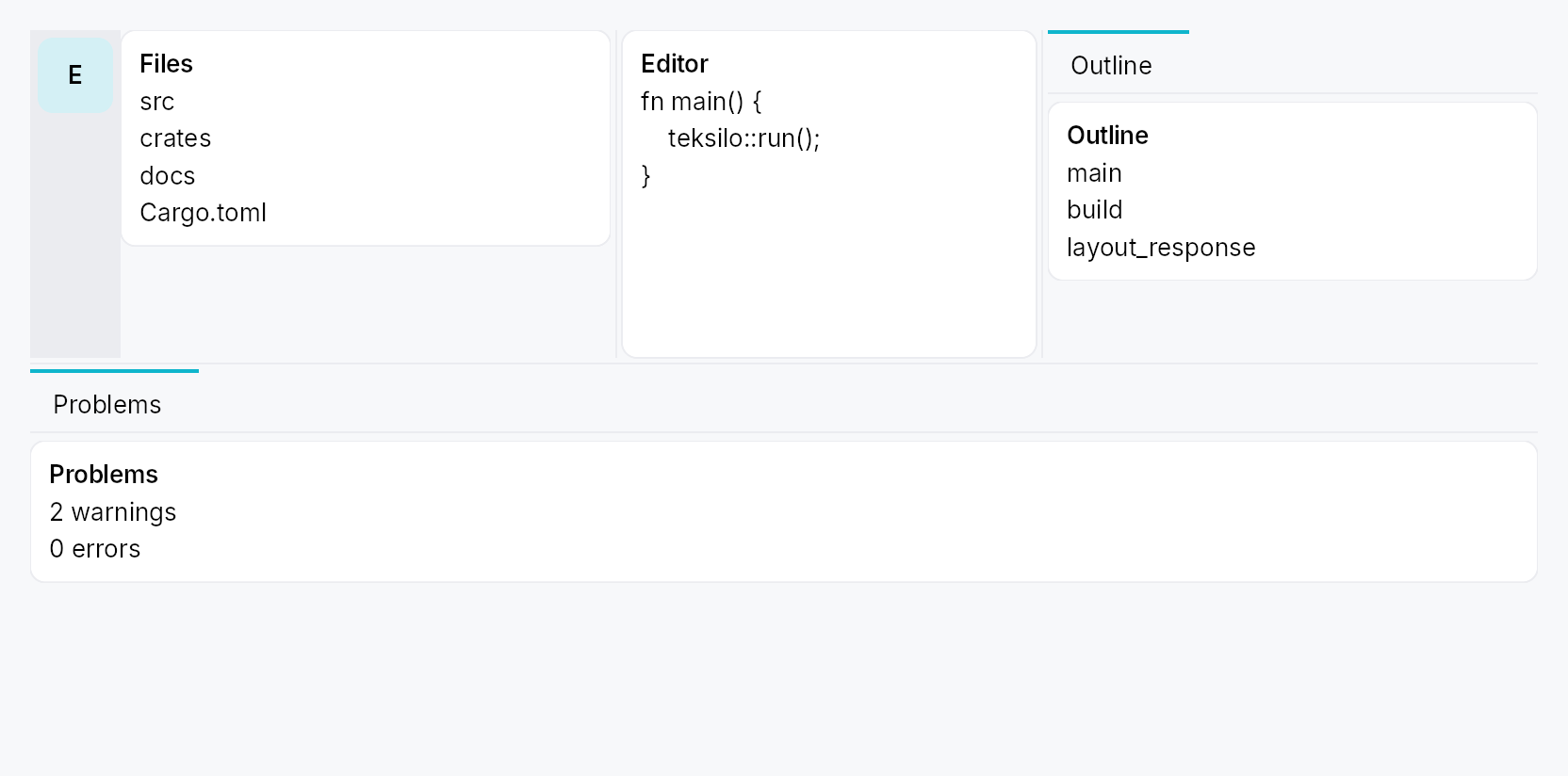 DockingLayout at Touch density