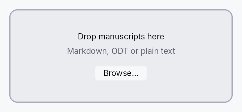 DropZone preview
