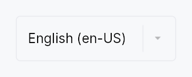 LanguageSwitcher at Touch density